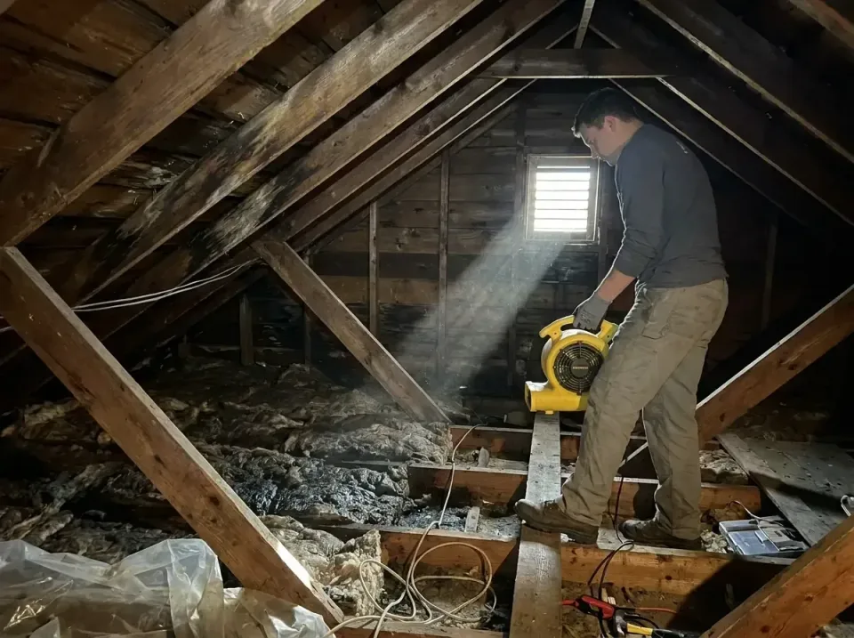 attic-water-damage-drying-proc-007 — frequently asked questions, Emergency Water Extraction & 24/7 Flood Response in Rayne,…